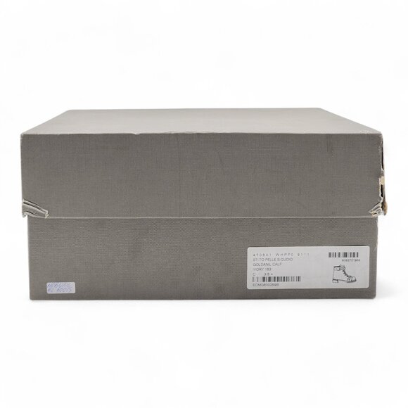 Alexander McQueen Leather Combat Boots 38.5 - Picture 14 of 14